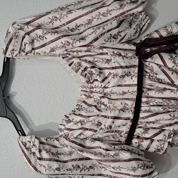 Antonio Melani+ Nicola Bathie Florence Floral Print Sweetheart Square Neck Dress - Picture 10 of 16